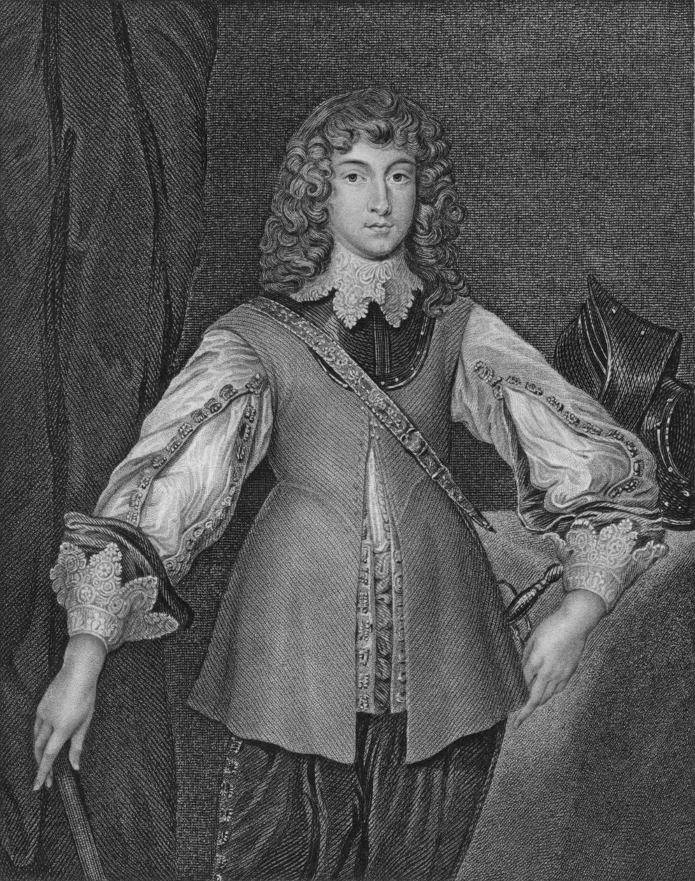 Prinssi Rupert, 1640, 1800-luvun alkupuoli-puoli. tekijältä J. Cochran