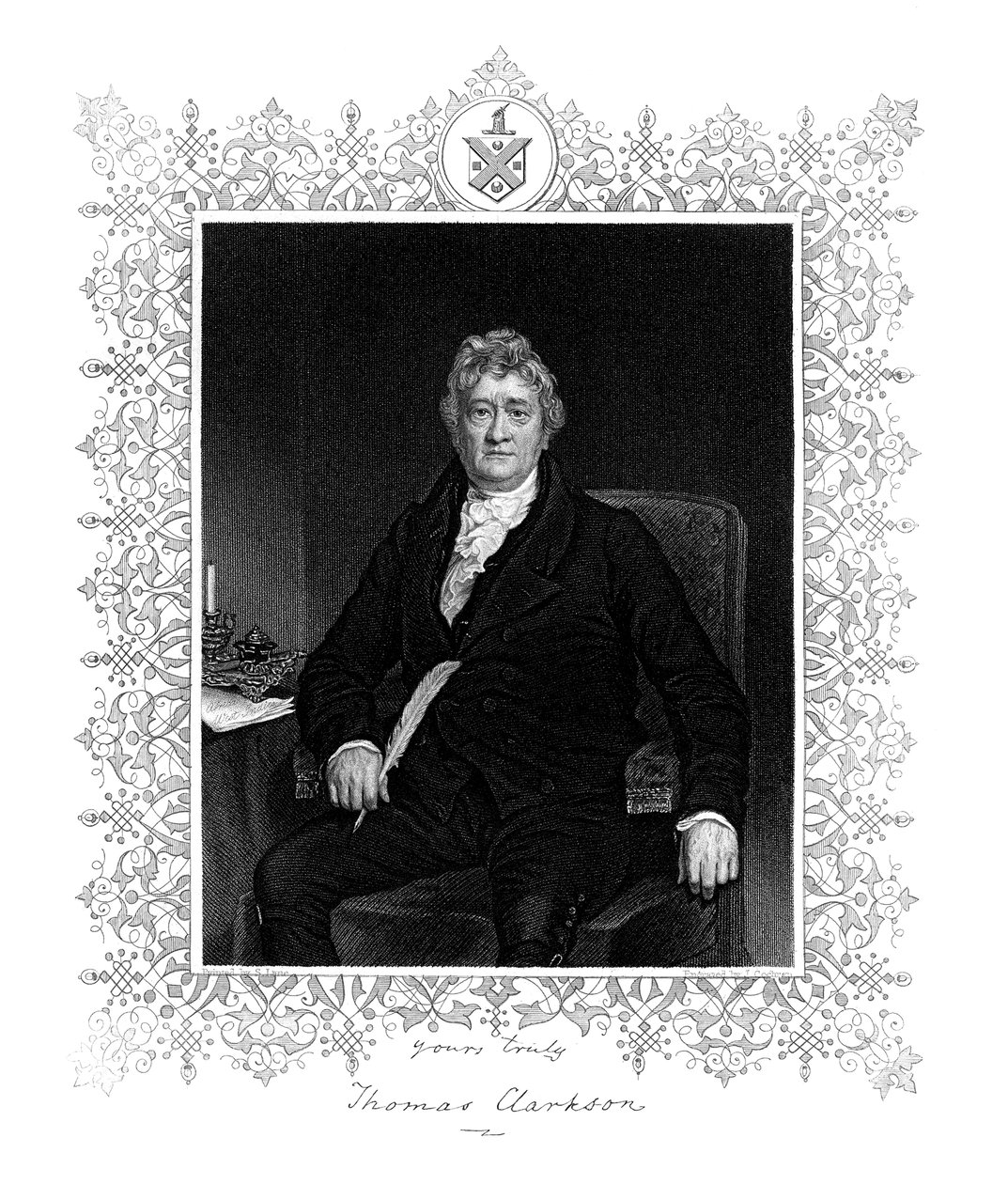 Thomas Clarkson, englantilainen poliitikko ja orjuuden vastustaja, 1800-luku. tekijältä J. Cochran