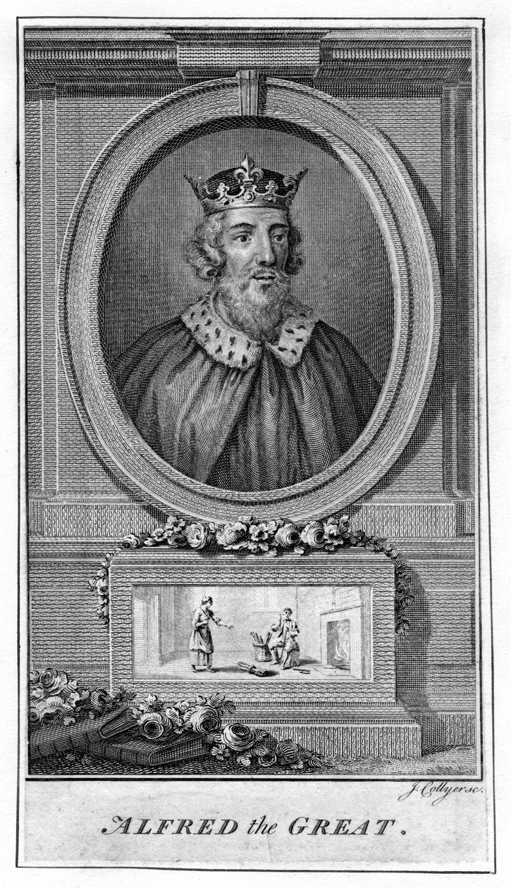Alfred Suuri, 1700-luku tekijältä J. Collyer