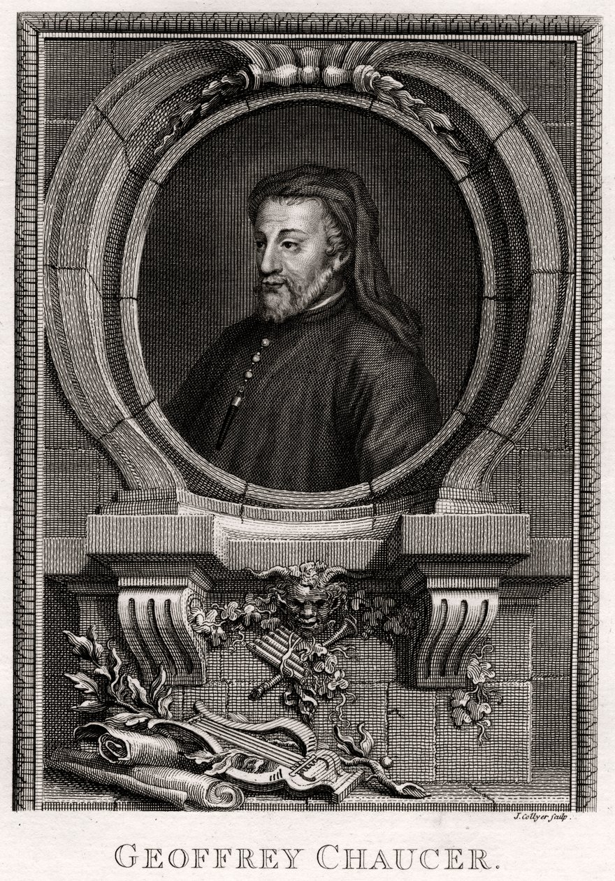 Geoffrey Chaucer, 1774 tekijältä J. Collyer