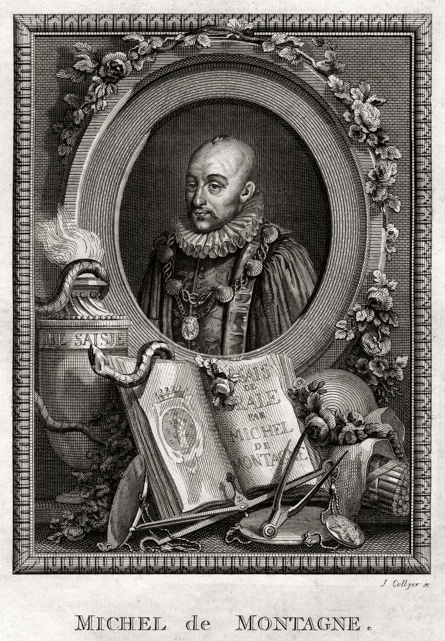 Michel de Montaigne, 1775 tekijältä J. Collyer