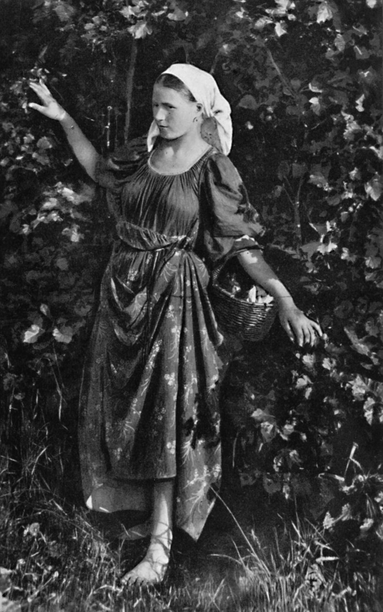 Venäläinen talonpoikatyttö, 1912 tekijältä J. Daziaro