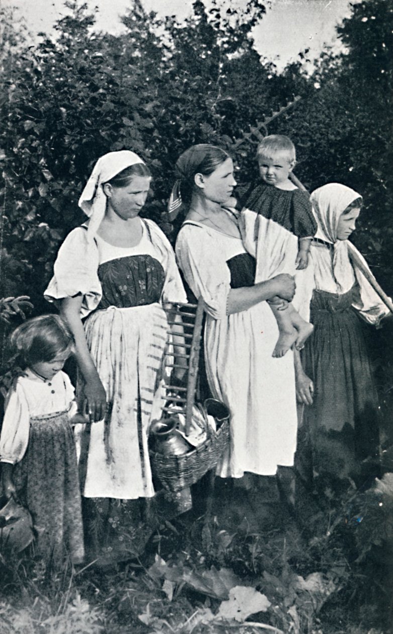 Suuren Venäjän talonpoikatyypit, 1912 tekijältä J. Daziaro