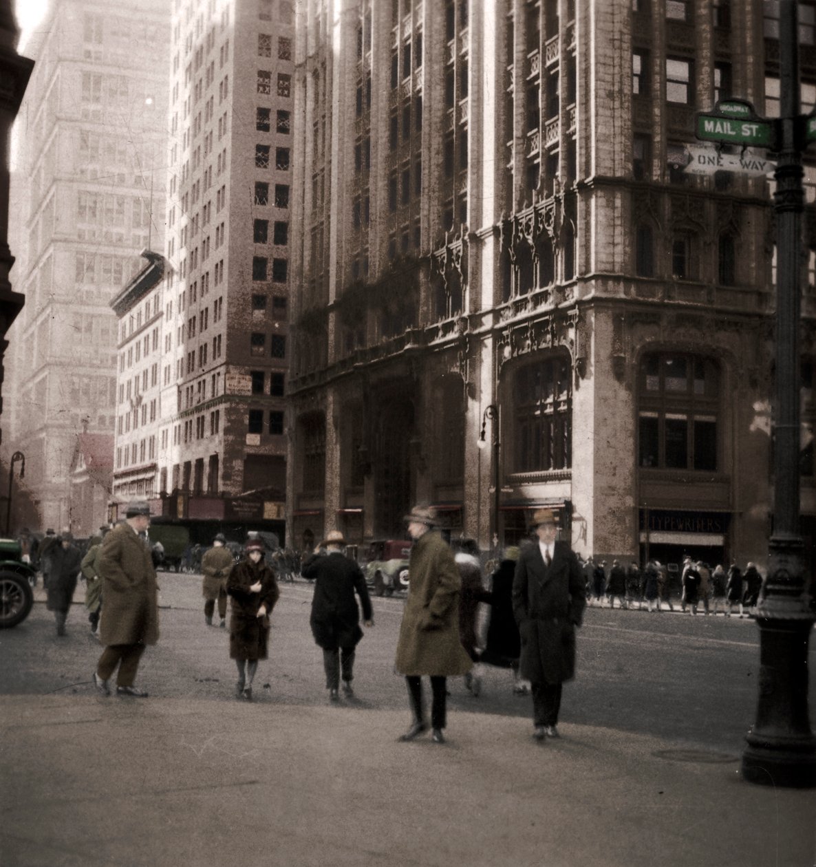 Lower Broadway, New York City, USA, 1900-luku tekijältä J. Dearden Holmes
