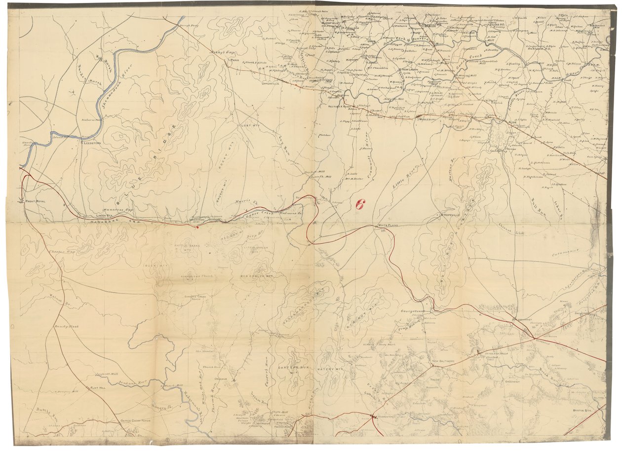 [Keski-Virginia] tekijältä J. F.; Schedler United States. Army. Corps Of Topographical Engineers; Gedney