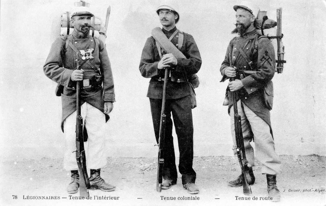 Legionäärit, Algeria, 1900-luku tekijältä J. Geiser