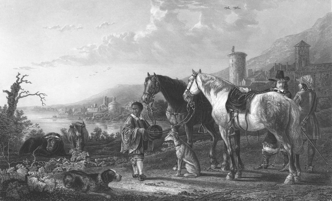 The Slave-Page, c1854. tekijältä J. Godfrey