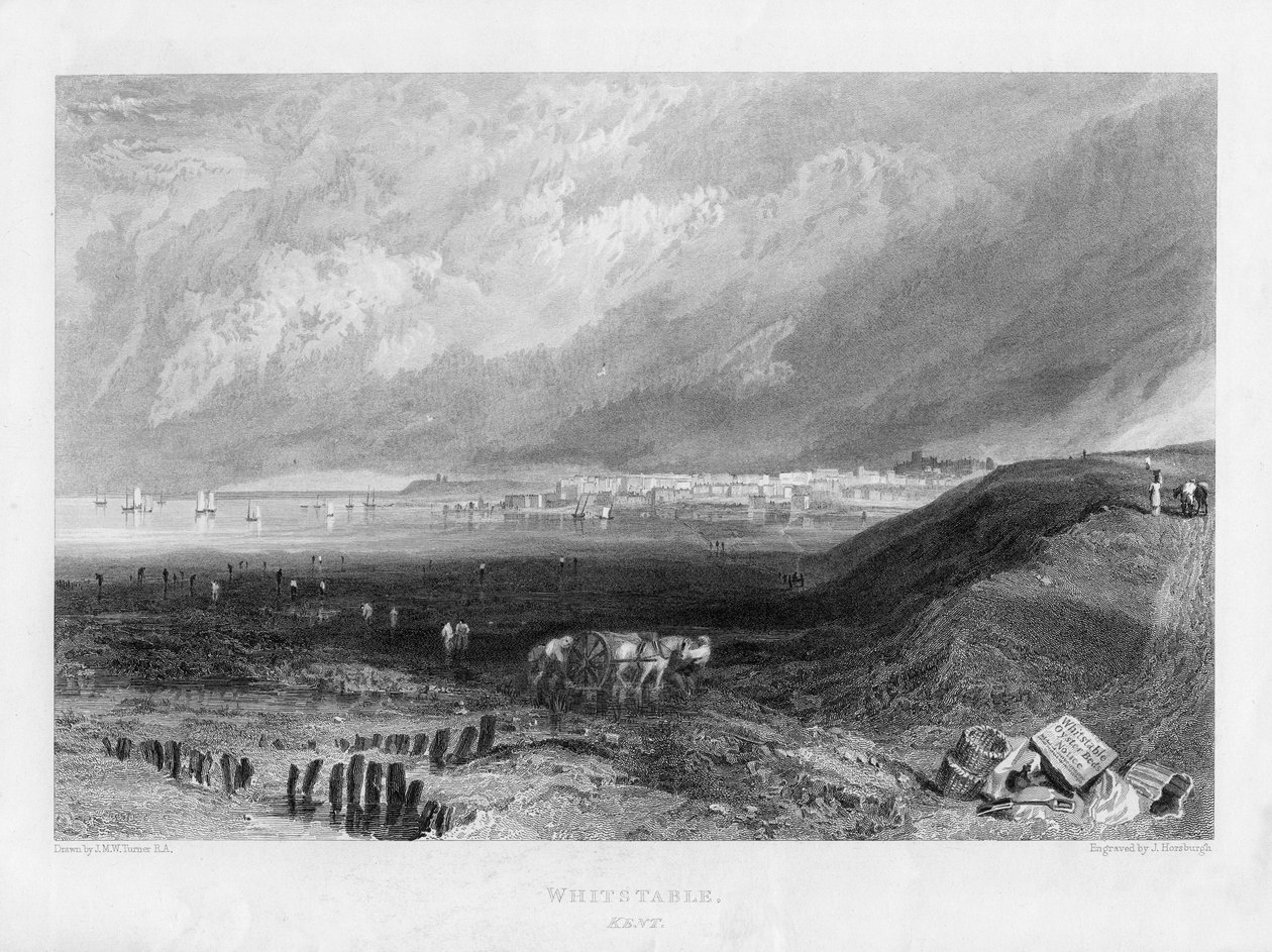 Whitstable, Kent, 1800-luku tekijältä J. Horsburgh