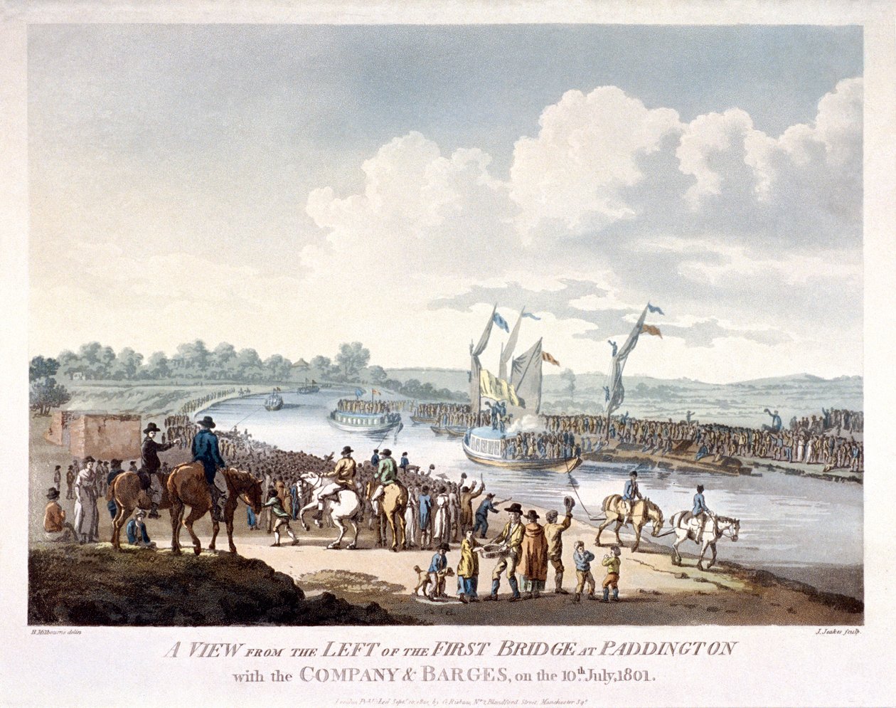 Bayswater, Paddington, Lontoo, 1801 tekijältä J Jeakes