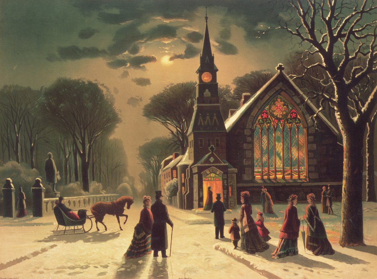 Jouluaatto, pubi. J. Hoover and Son, 1878 tekijältä J. Latham