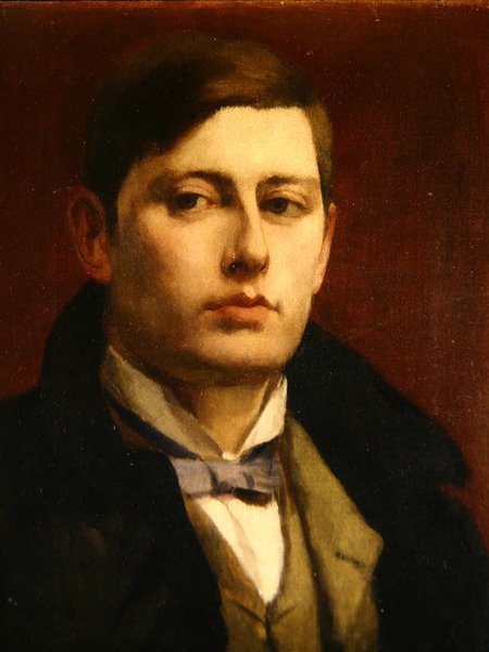 Sir George Framptonin muotokuva (öljy kankaalle) tekijältä J. Latham