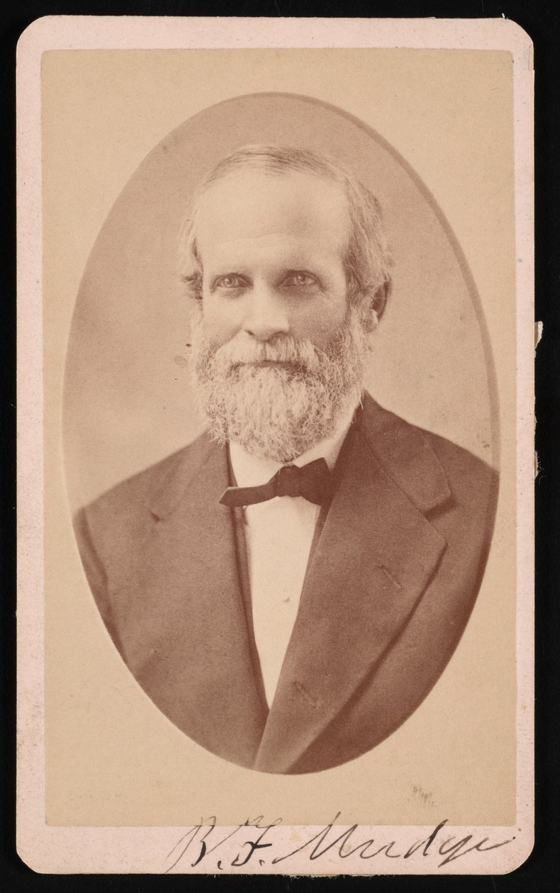 Benjamin Franklin Mudgen muotokuva 1817-1879, heinäkuu 1873. tekijältä J Lee Knight