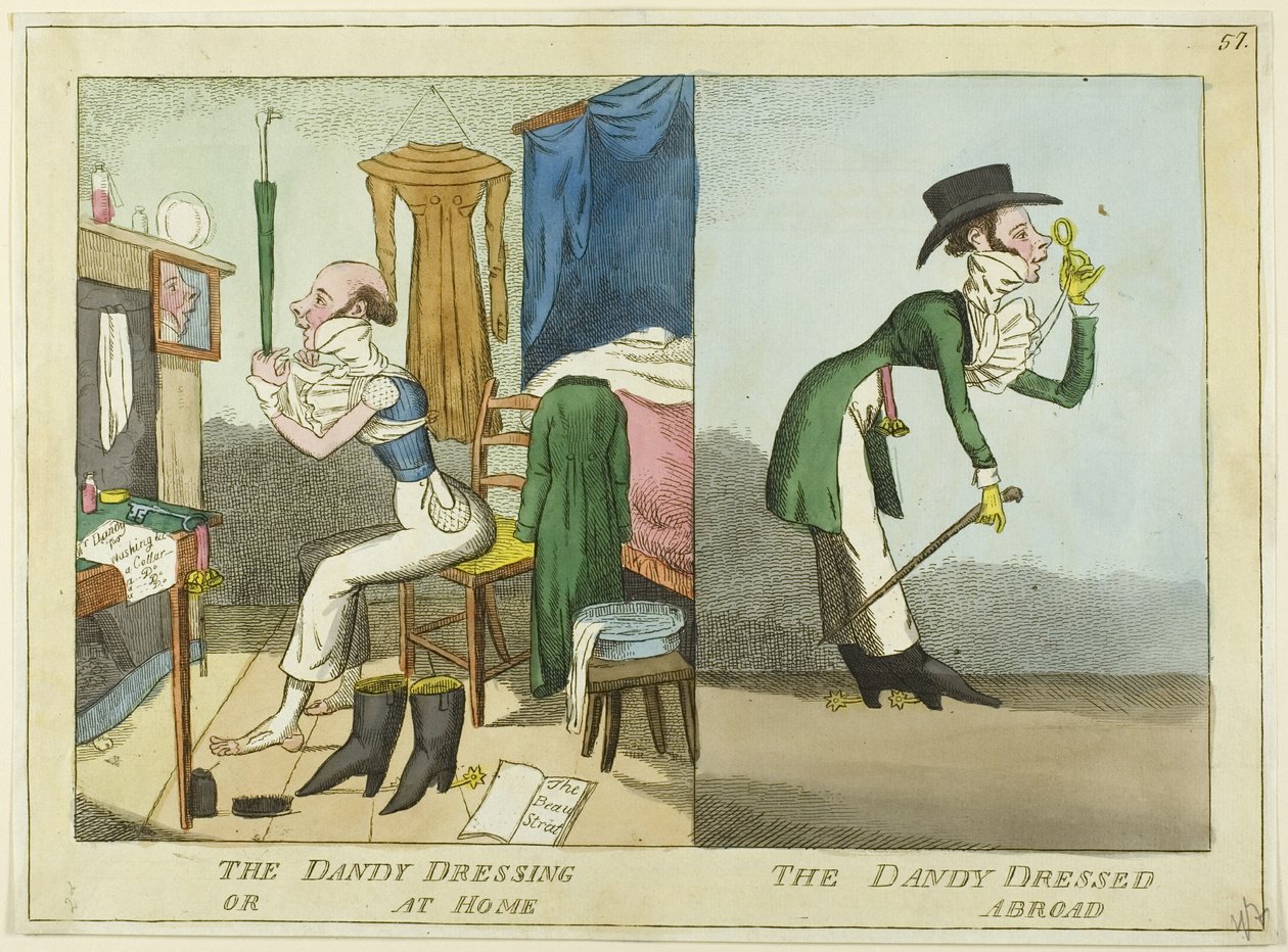 Dandy pukeutuminen; Dandy pukeutunut tekijältä J. Lewis Marks