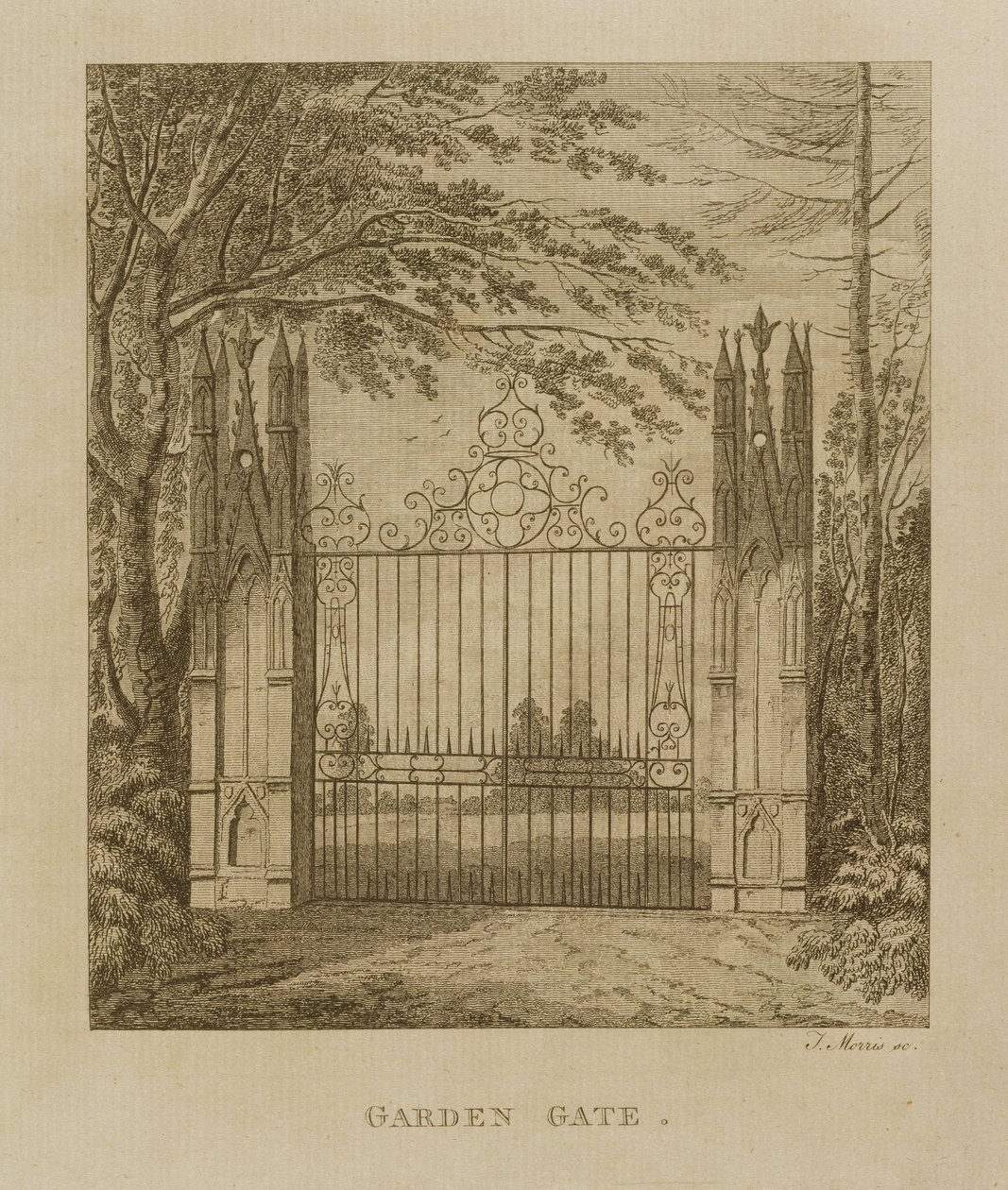Garden Gate Strawberry Hillissä tekijältä J. Morris