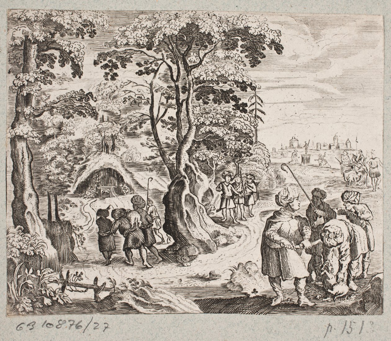 Kuvitus Adam Oleariukselle, "Persialainen Rosenthal, nerokas runoilija Schich Saadi […]", Schleswig 1660 tekijältä J. Muller