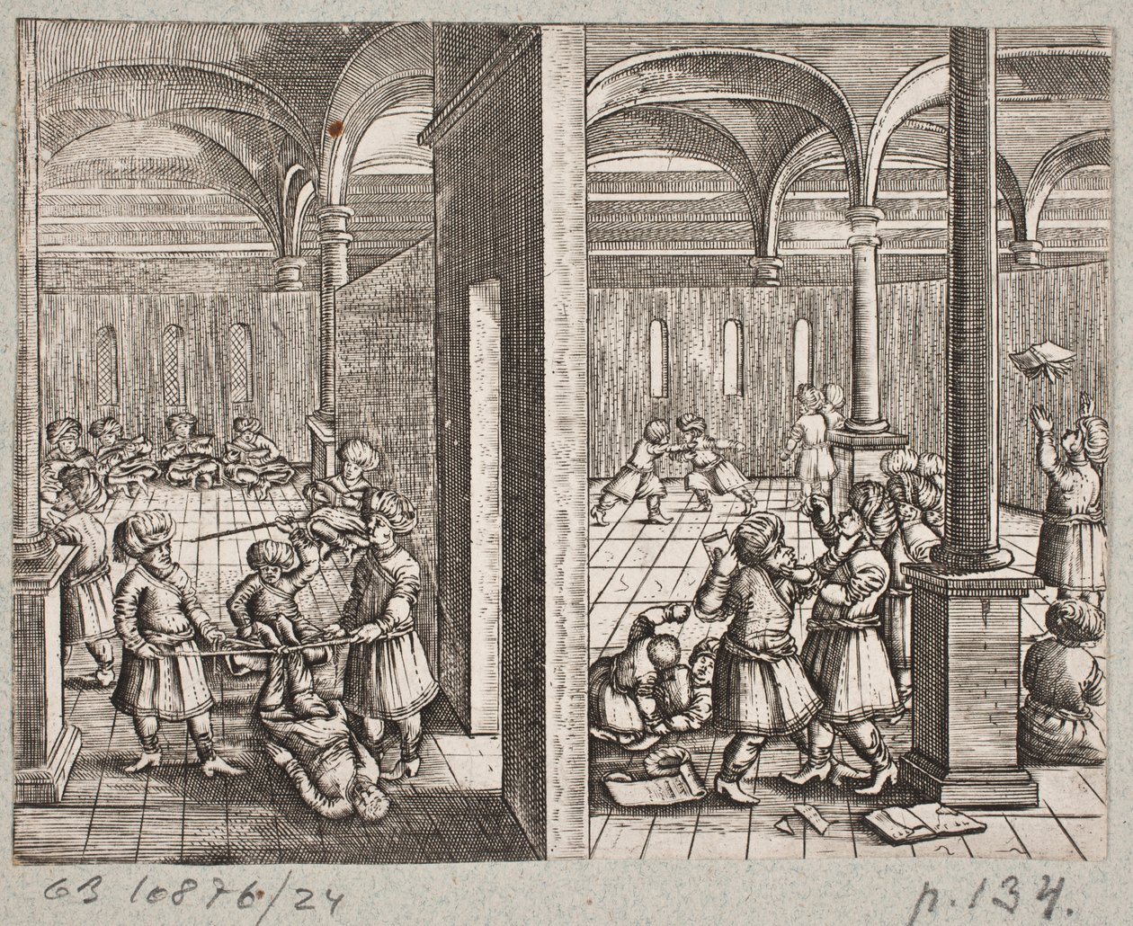 Kuvitus Adam Oleariukselle, "Persialainen Rosenthal, nerokas runoilija Schich Saadi […]", Schleswig 1660 tekijältä J. Muller