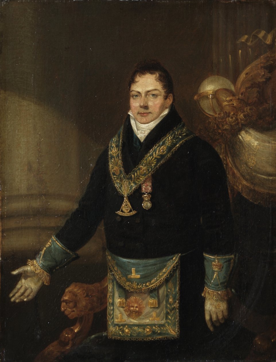 Augustus Frederick, Sussexin herttua suurmestarina, 1827 tekijältä J. Naish