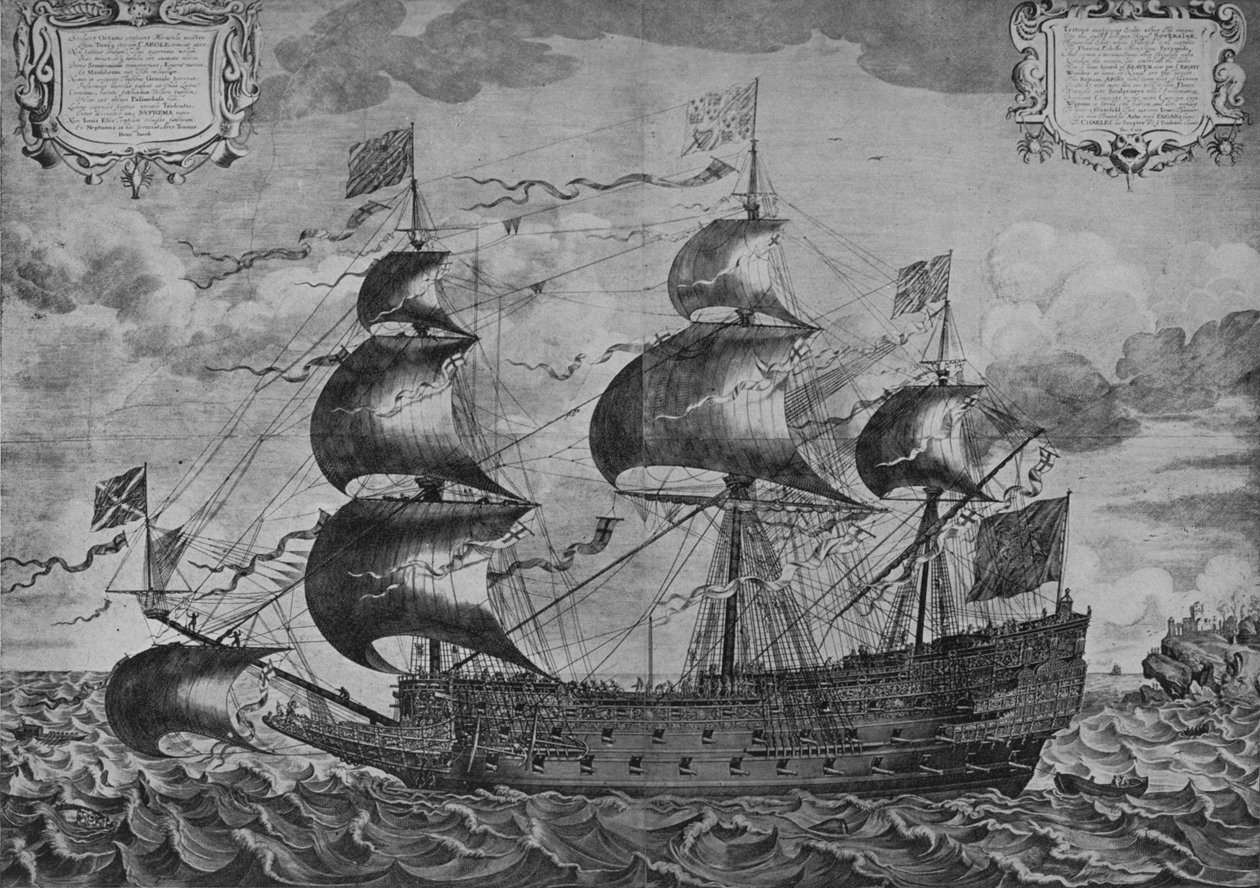 Merien suvereeni, n. 1637 tekijältä J. Payne