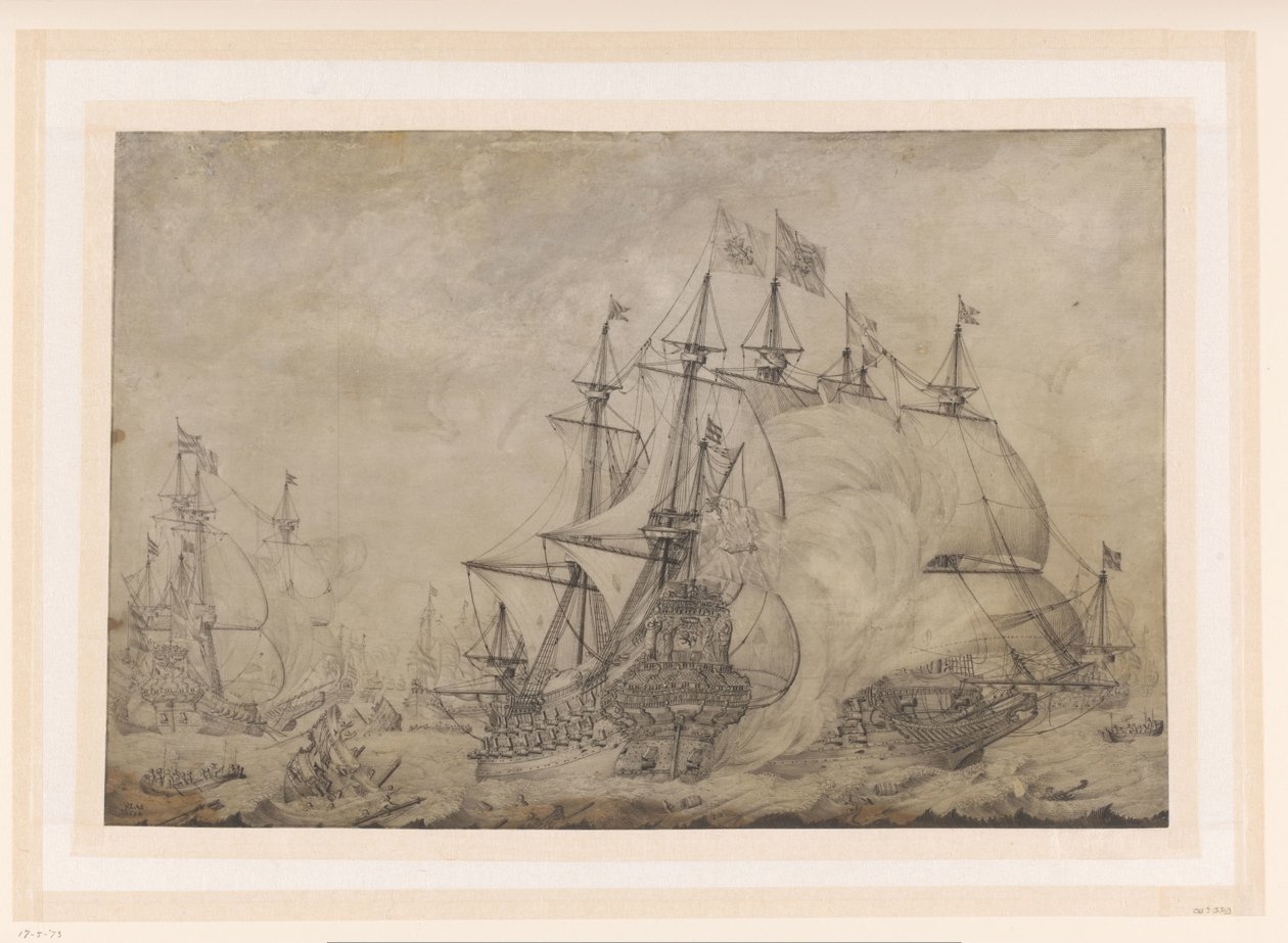 Terheiden taistelu 1653 tekijältä J. Plas