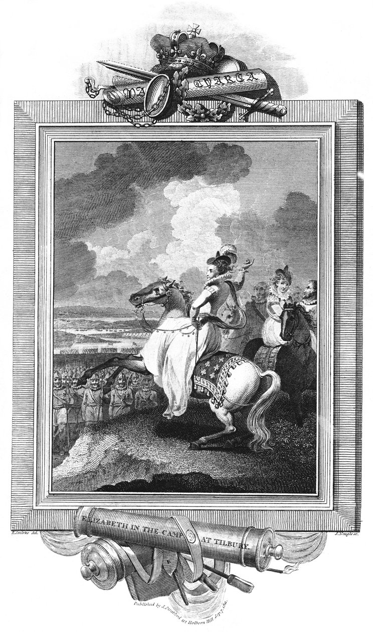 Elizabeth Tilburyn leirissä, 1811 tekijältä J. Rogers