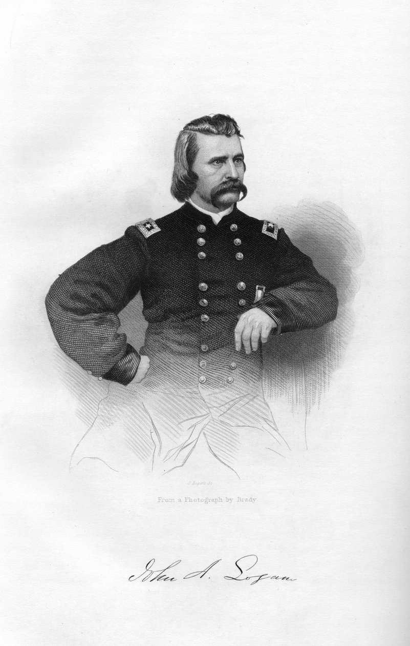 John Alexander Logan, unionin sotilas ja poliitikko, 1862-1867. tekijältä J. Rogers