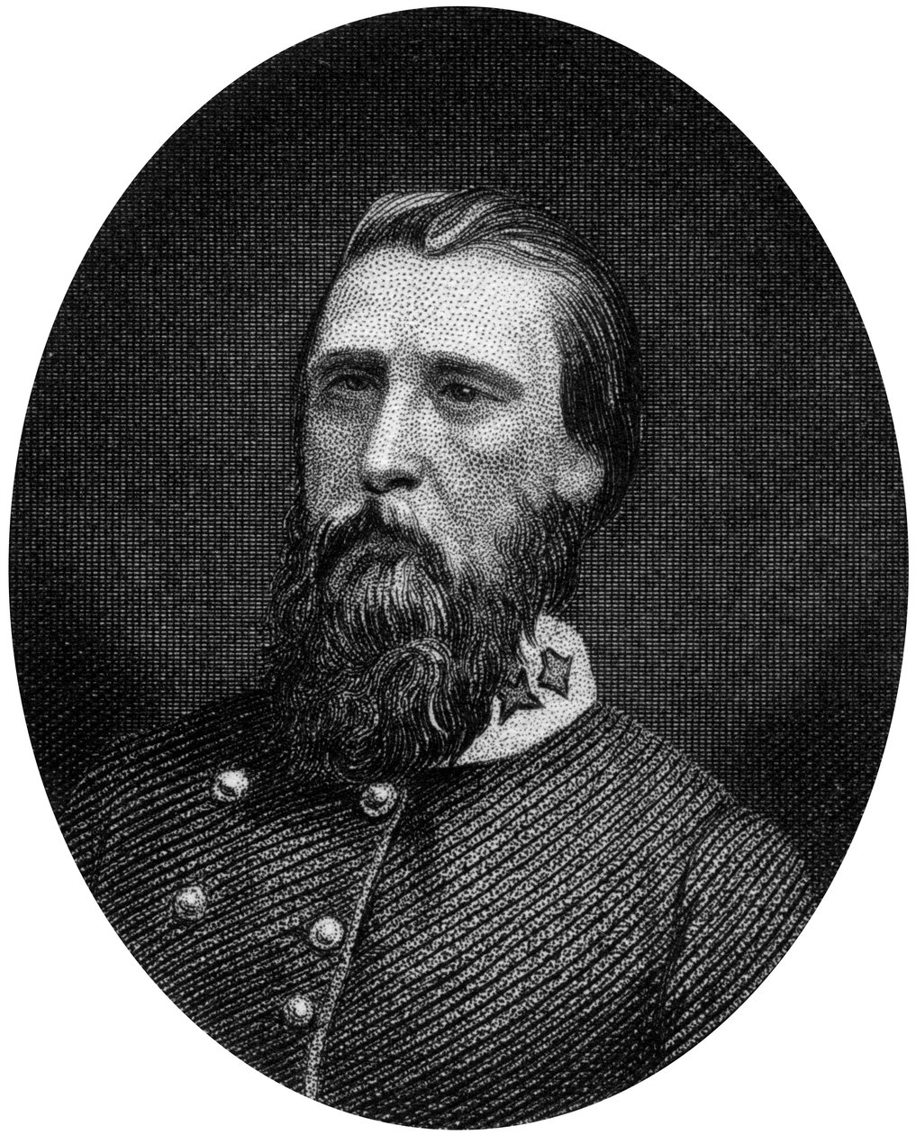John Bell Hood, konfederaation kenraali, 1862-1867. tekijältä J. Rogers