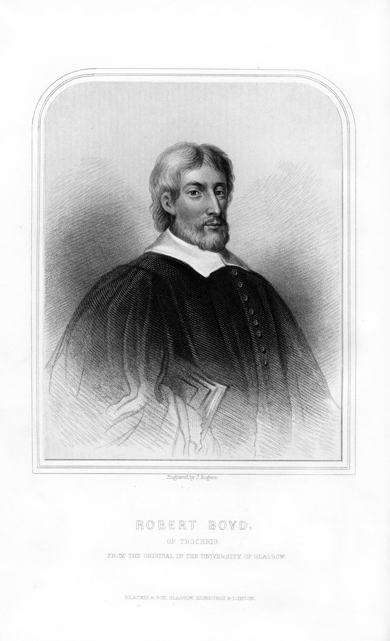 Robert Boyd Trochrigista, kuuluisa skotlantilainen jumala, 1870. tekijältä J. Rogers