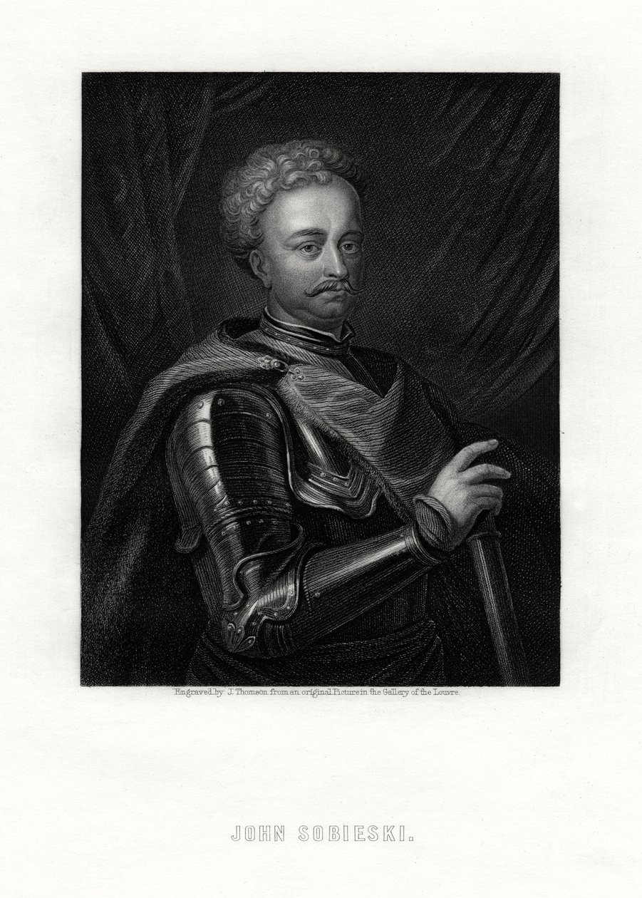 Jan III Sobieski, Puolan ja Liettuan kansainyhteisön hallitsija, 1800-luku tekijältä J. Thomson