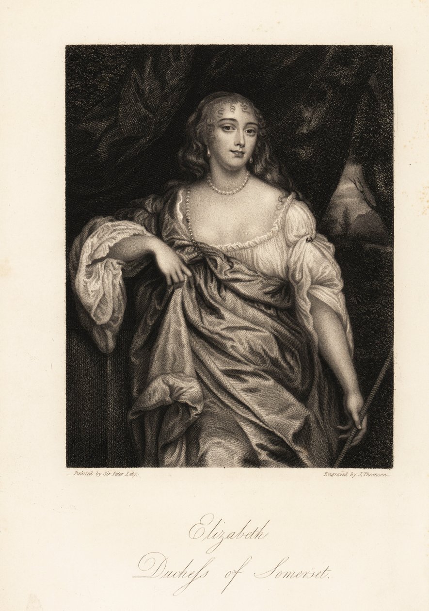 Lady Elizabeth Seymour, Somersetin herttuatar, entinen Elizabeth Percy, kuningatar Annen perillinen ja ystävä tekijältä J. Thomson