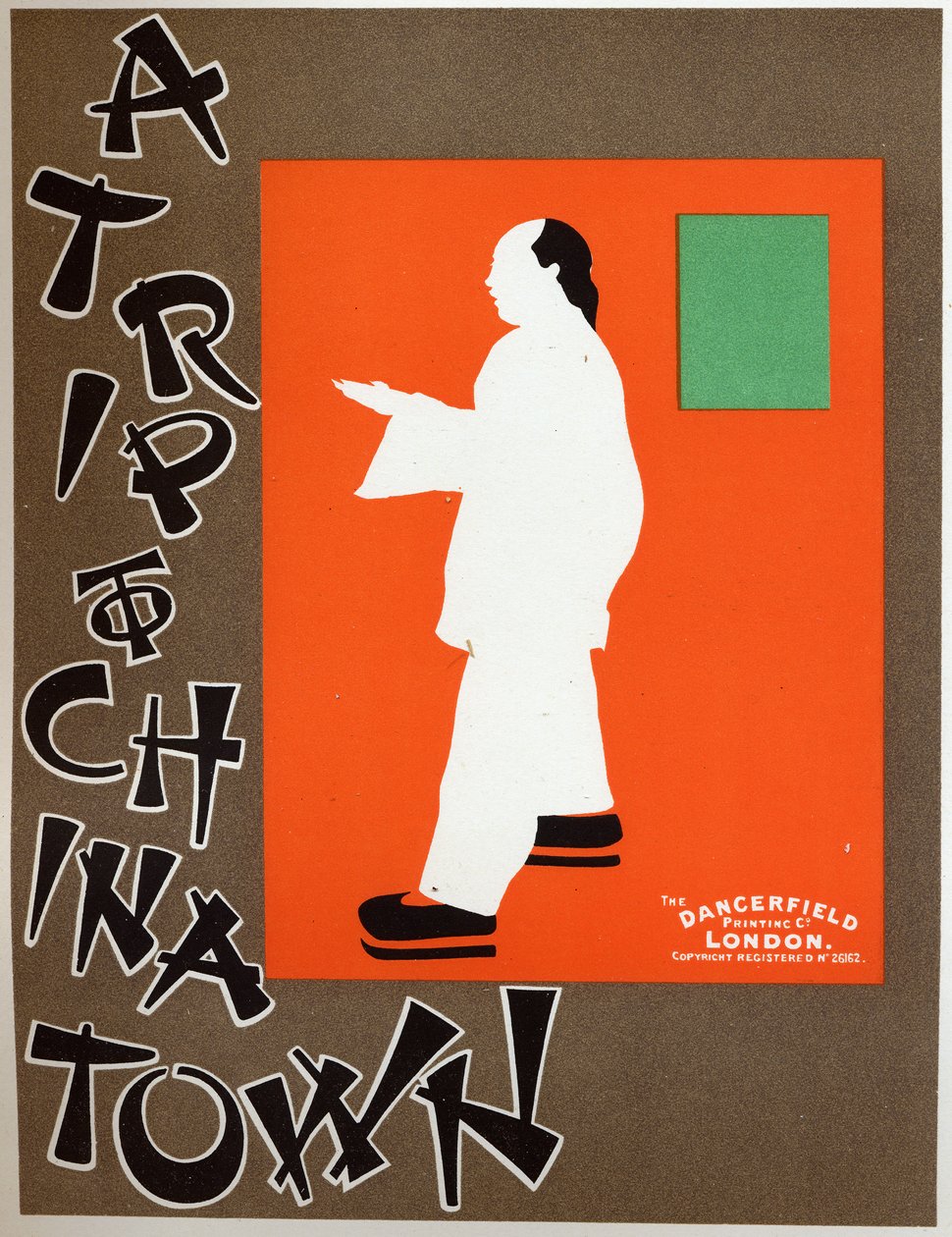 Taide. Viihde. Matka Chinatowniin, Charles Hoytin musiikkinäytelmä. Berggarstaffin juliste, Englanti, n. 1891-1895 (juliste) tekijältä J. and W. Beggarstaff
