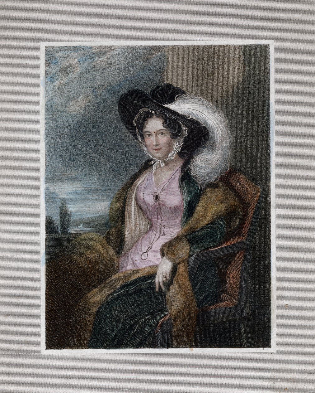 "Mary Elizabeth, Cliffordin paronitar", 1828. tekijältä J Wright