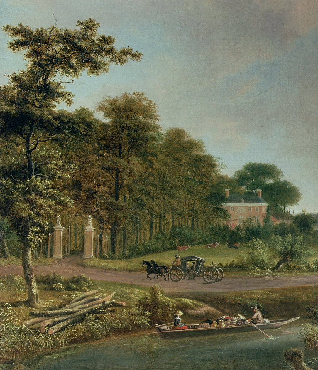 Maalaistalo tekijältä J. and Velde, A.van Hackaert
