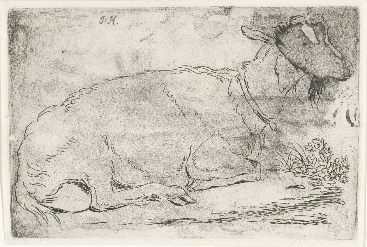 makaava vuohi tekijältä Jabes Heenck (signed by artist)
