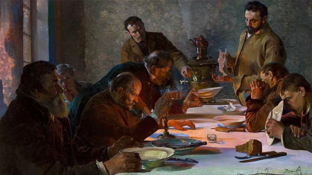 Jouluaatto Siperiassa. NPolski: Wigilia na Syberii.n tekijältä Jacek Malczewski
