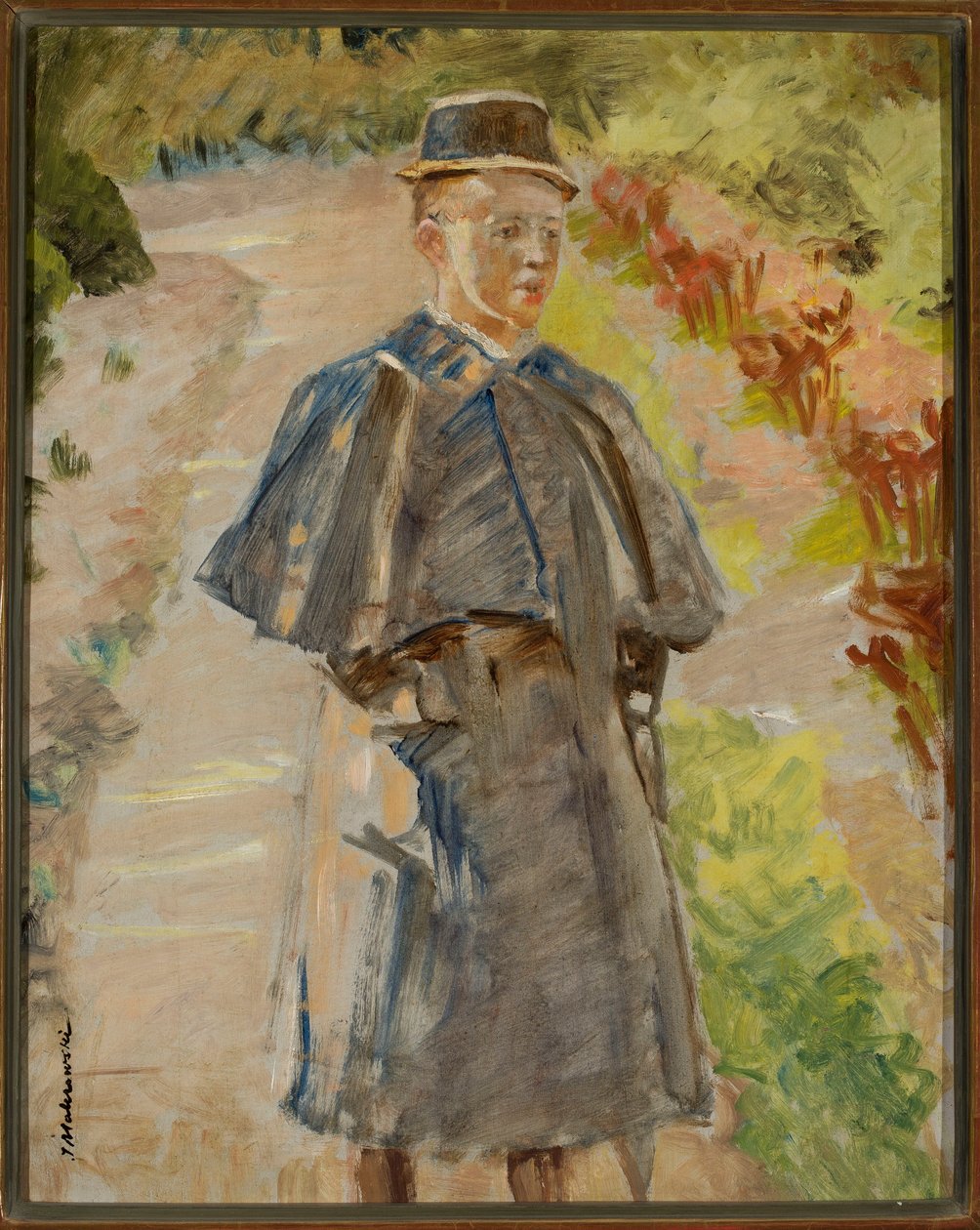 Poika puutarhassa, luonnos (Rafał, taiteilijan poika) tekijältä Jacek Malczewski