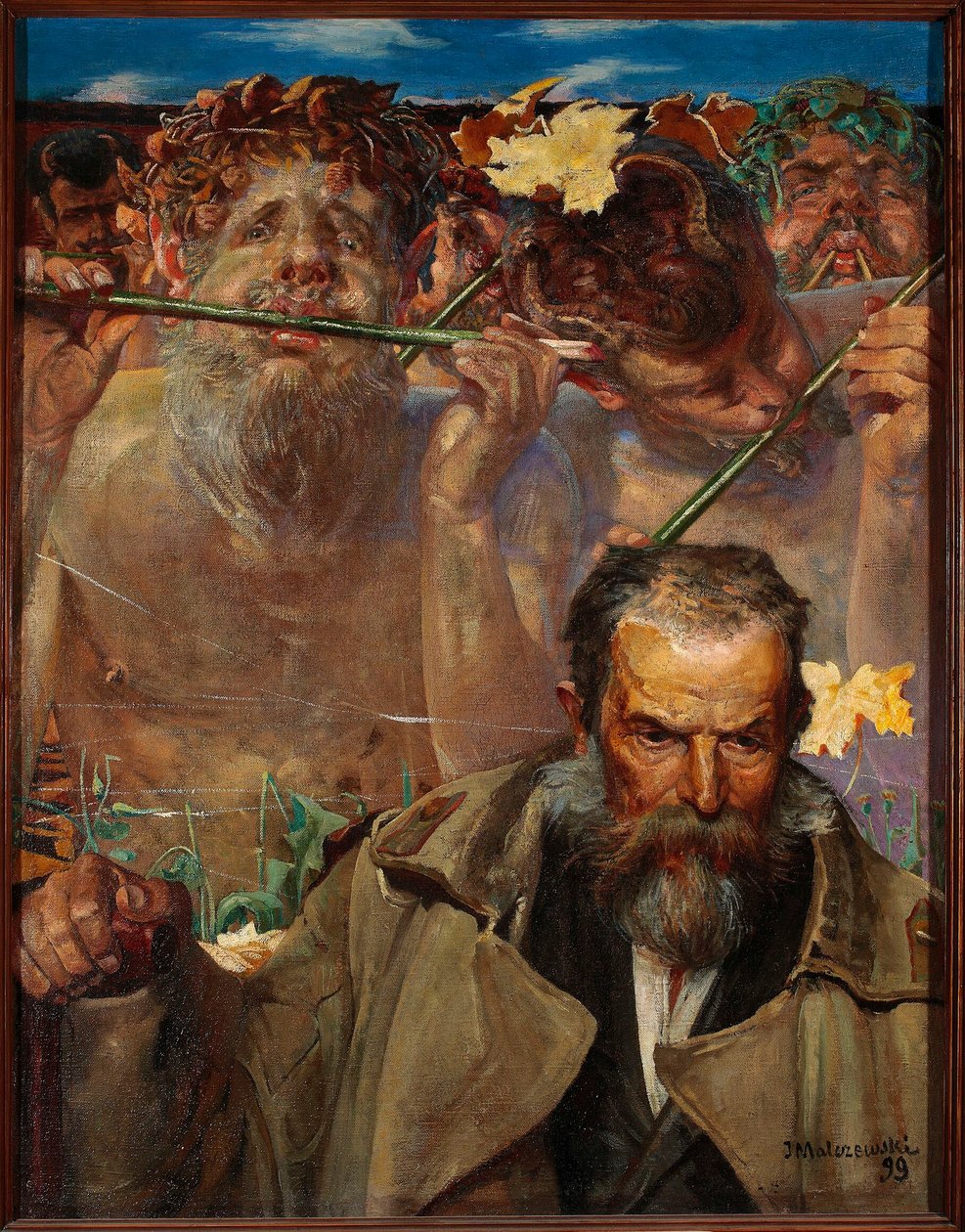 Laulun historia - Adam Asnykin muotokuva tekijältä Jacek Malczewski