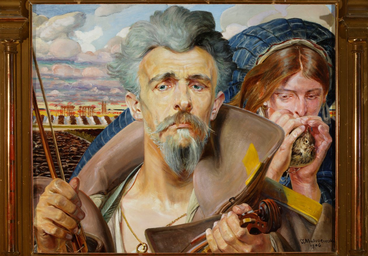 Musiikki - triptyykin keskiosa tekijältä Jacek Malczewski