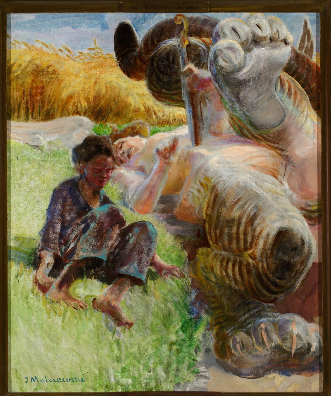 Paimenpoika ja harpyija tekijältä Jacek Malczewski