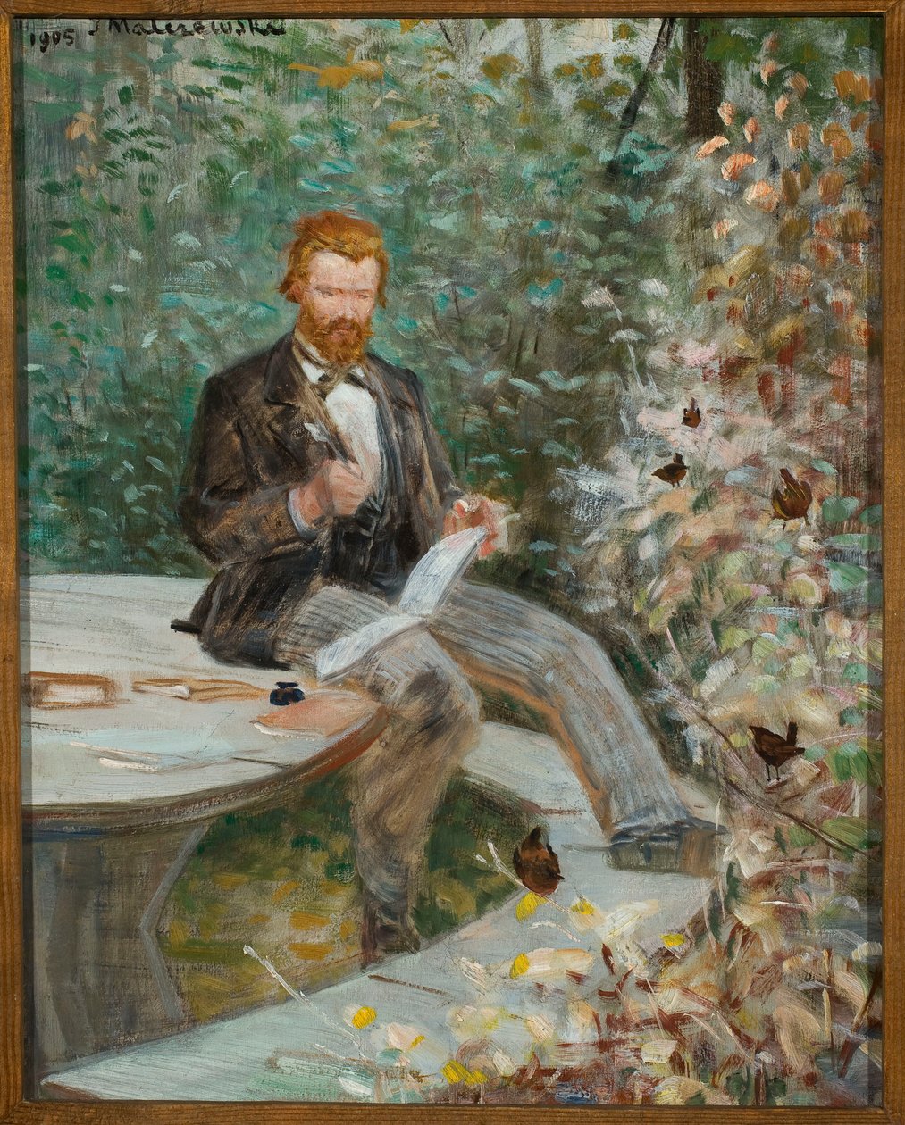 Adolf Dygasińskin muotokuva tekijältä Jacek Malczewski