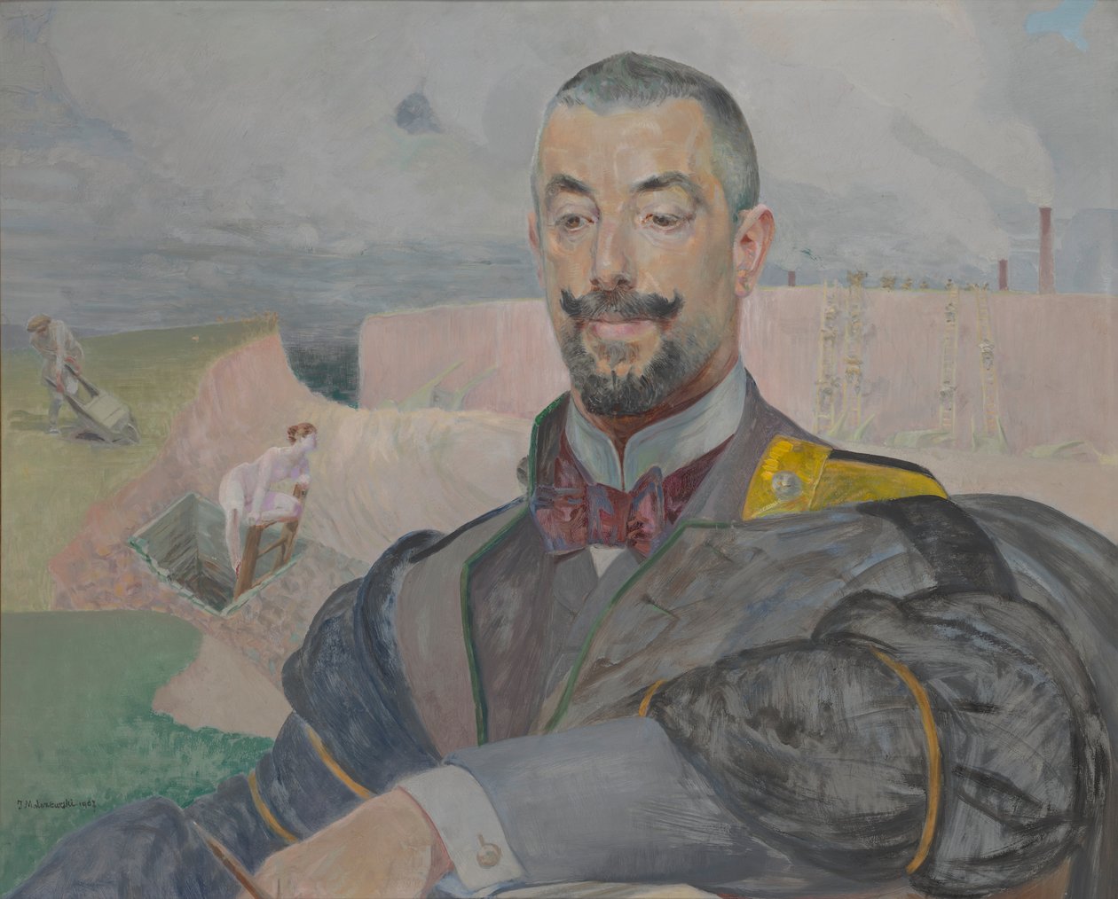Erazm Barączin muotokuva tekijältä Jacek Malczewski