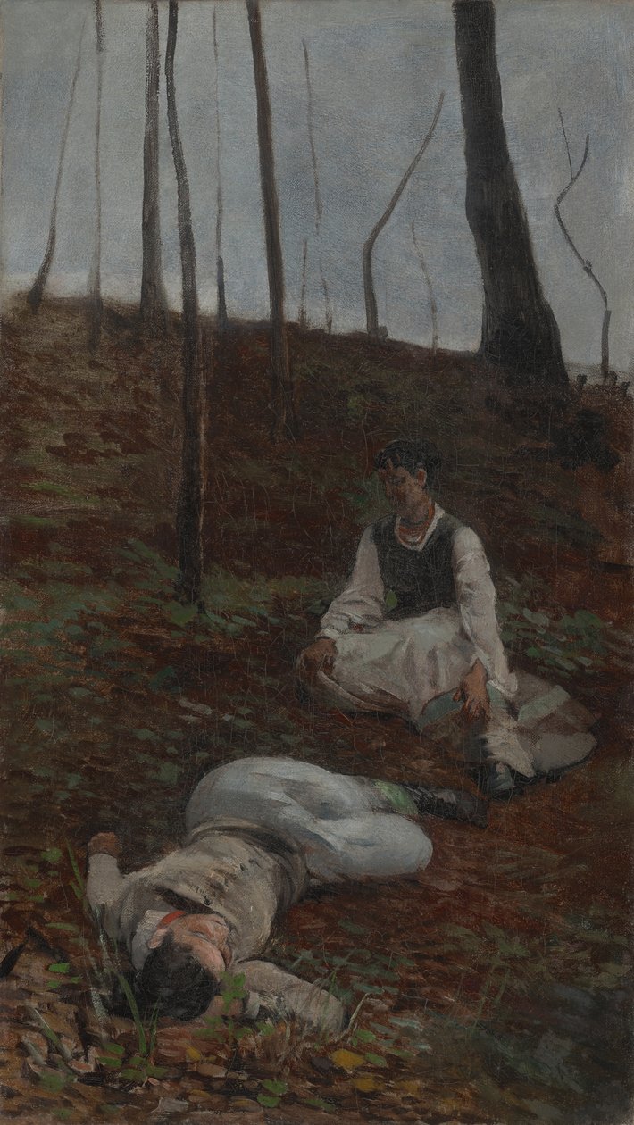 Kohtaus näytelmästä ”Balladyna” tekijältä Jacek Malczewski