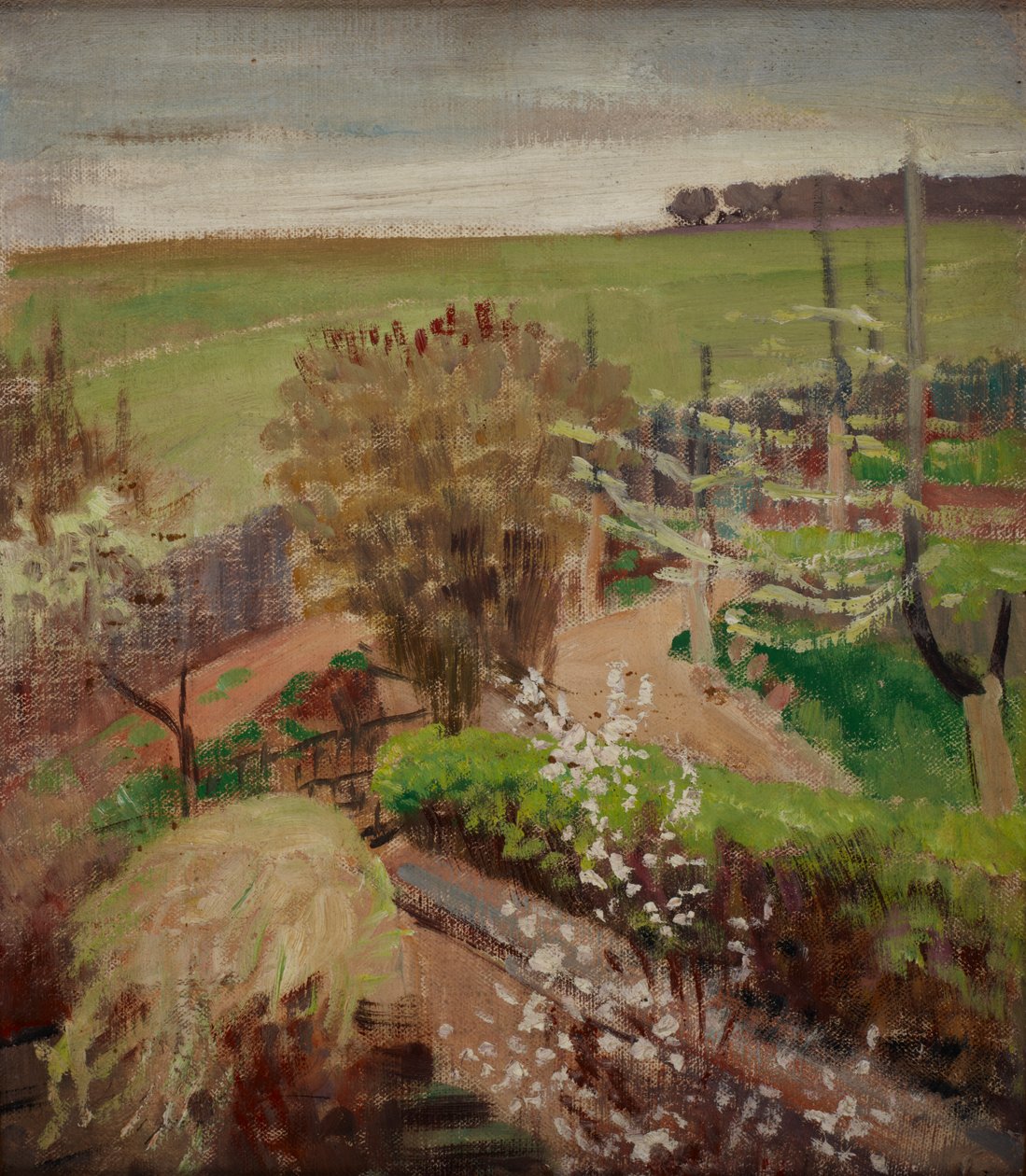 Kevätmaisema maaseudulta tekijältä Jacek Malczewski