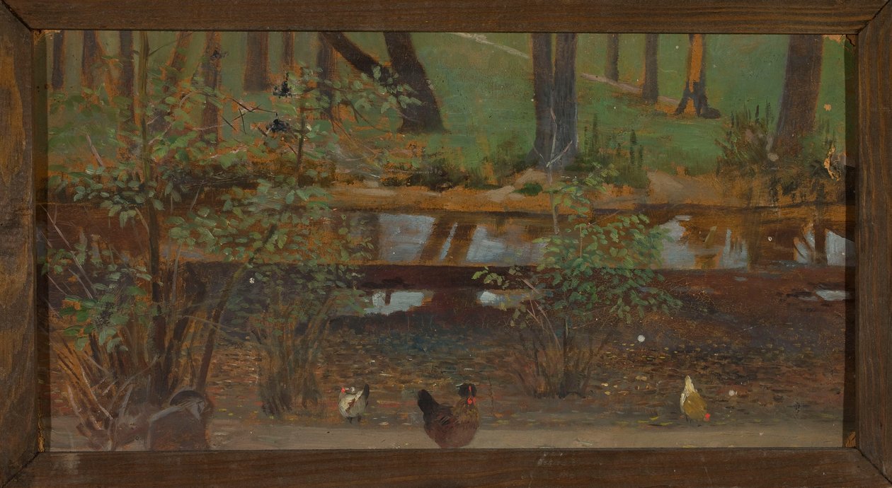 Näkymä lammelle tekijältä Jacek Malczewski
