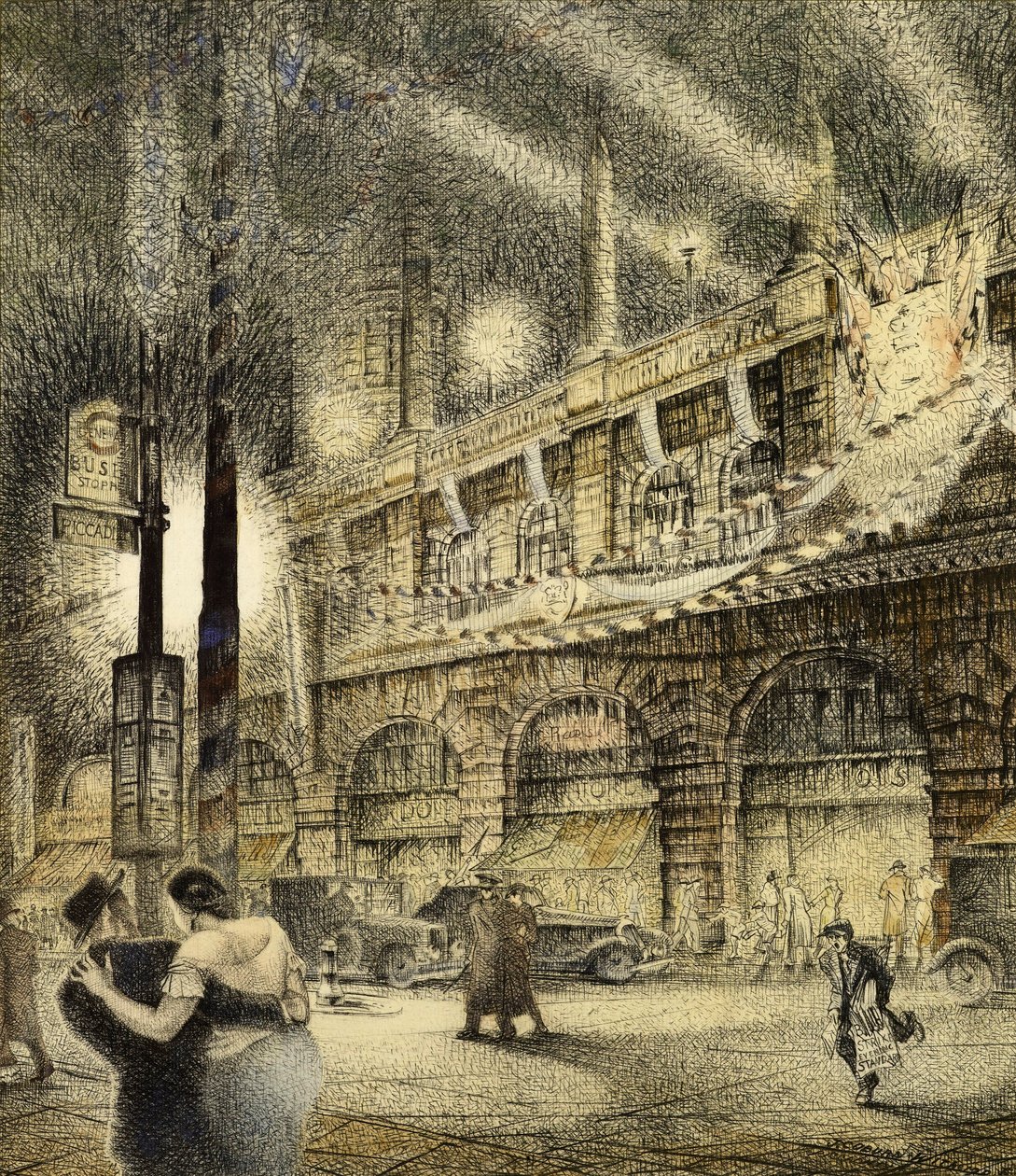 Coronation Evening, Lontoo 1937, 1937 tekijältä Jack Coburn Witherop