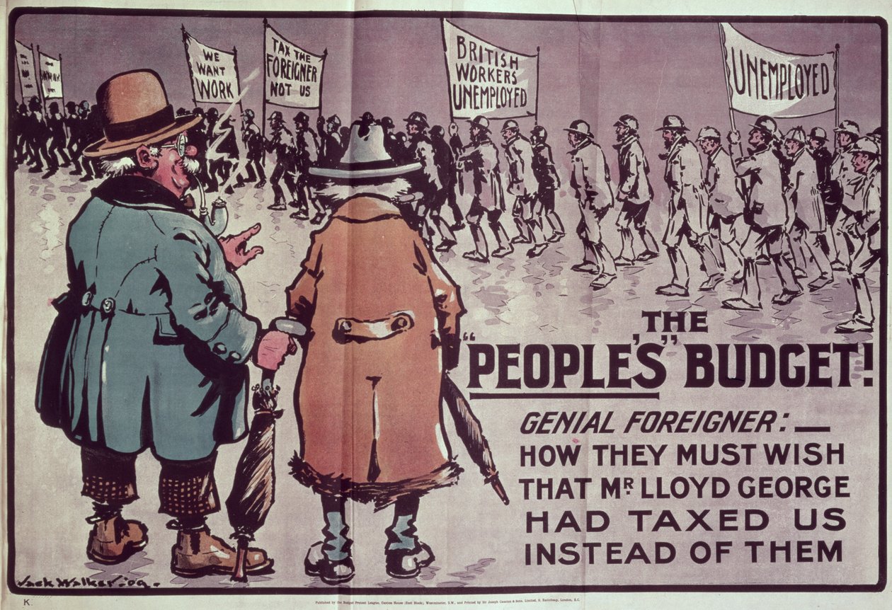 "Kansan budjetti", 1909 tekijältä Jack Walker