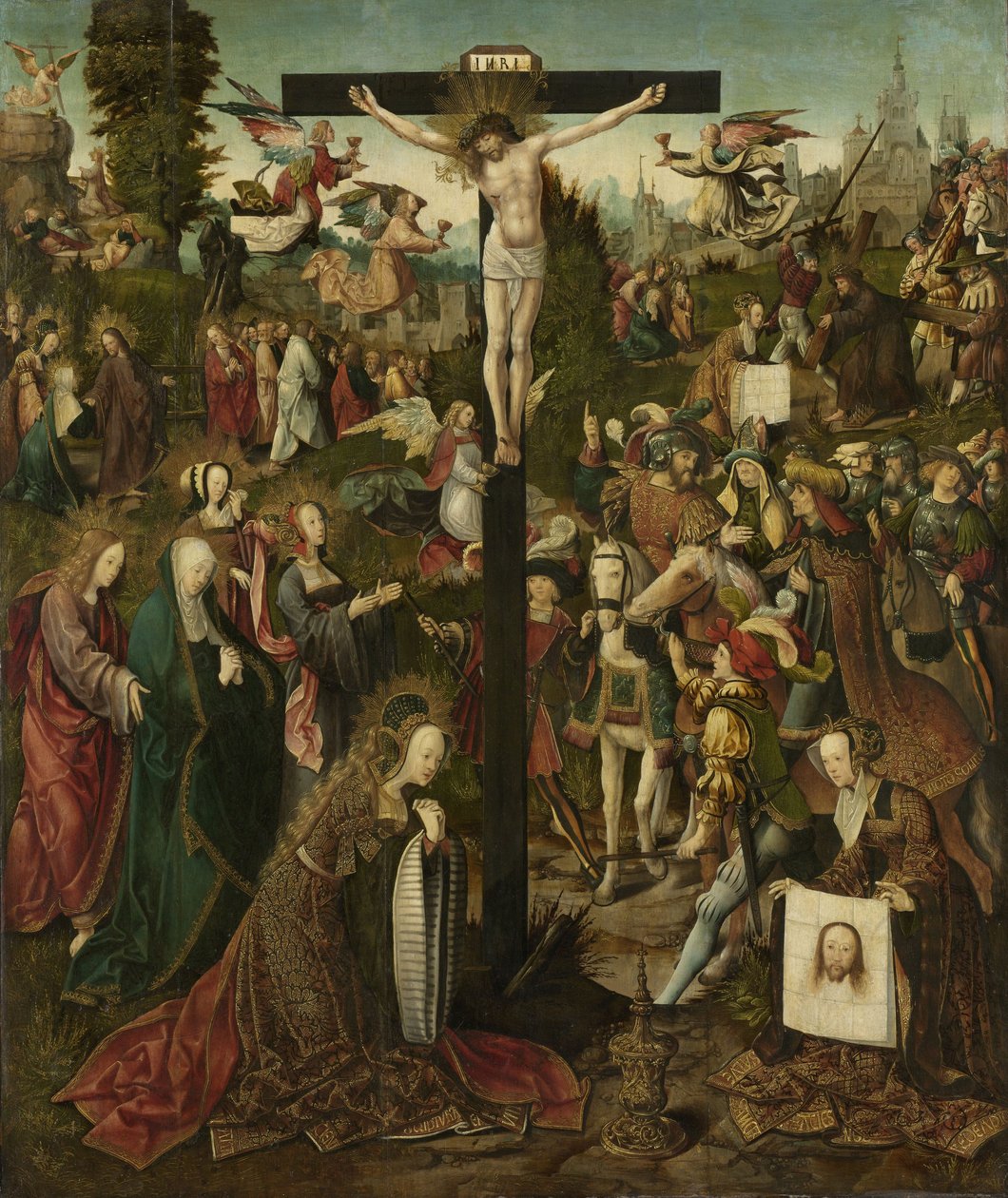 Ristiinnaulitseminen, n. 1507–1510 tekijältä Jacob Cornelisz van Oostsanen