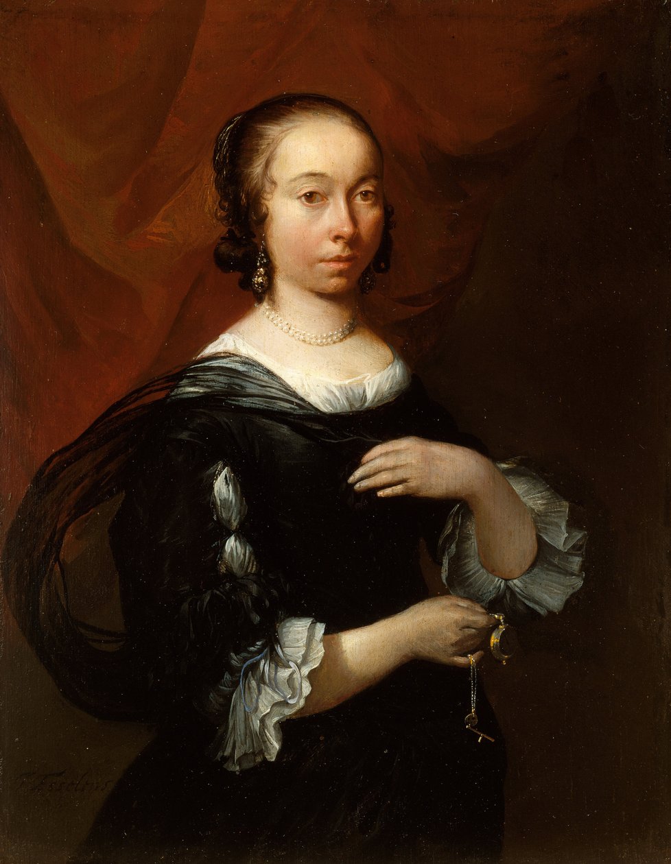 Naisen muotokuva, n. 1665-1670 tekijältä Jacob Esselens