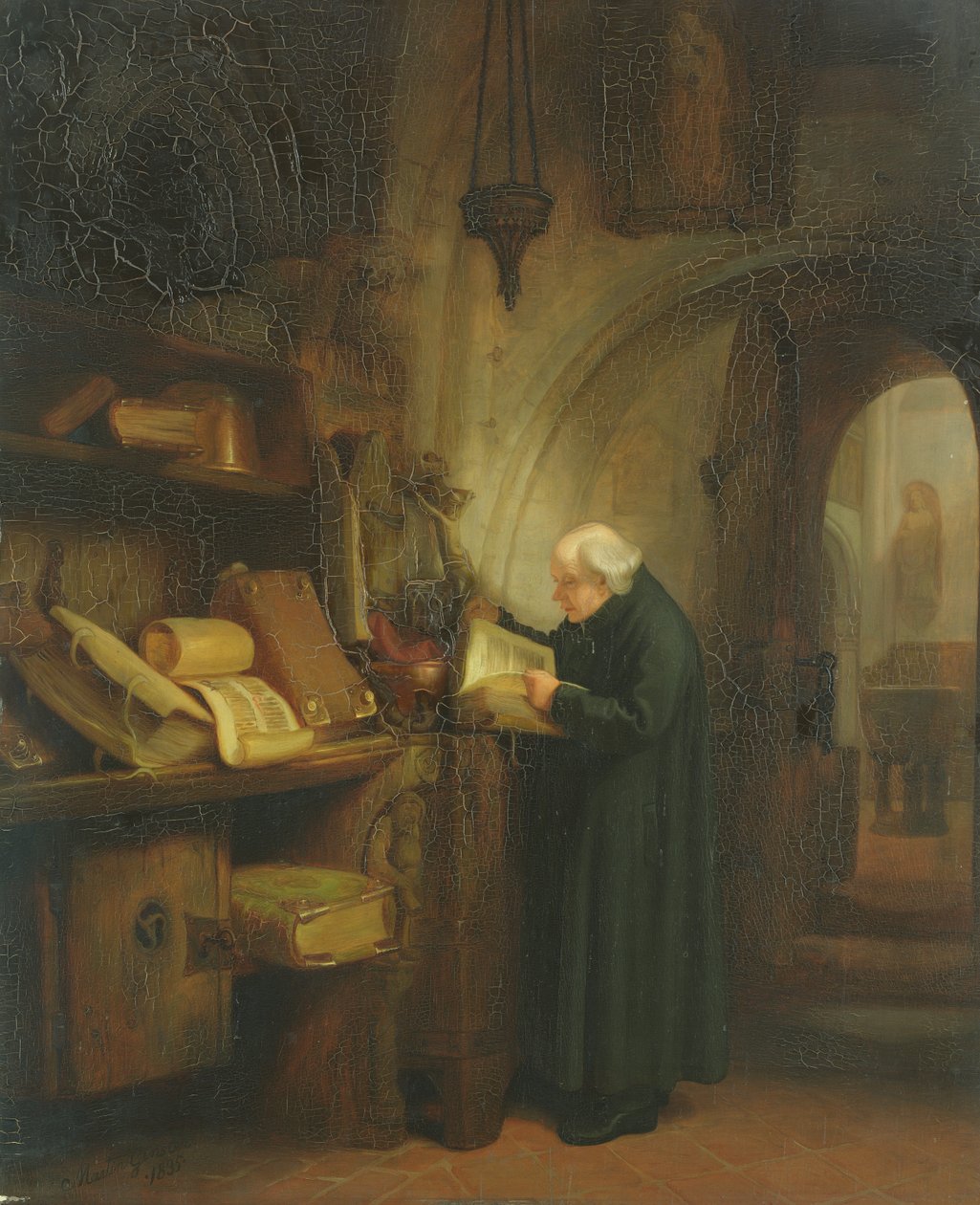 The Vestry, 1835 (öljy) tekijältä Jacob Gensler