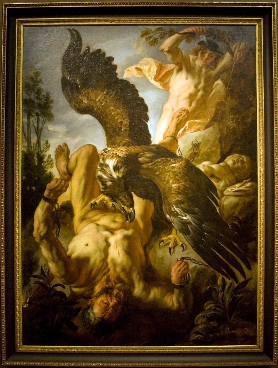 A leláncolt Prométheusz tekijältä Jacob Jordaens