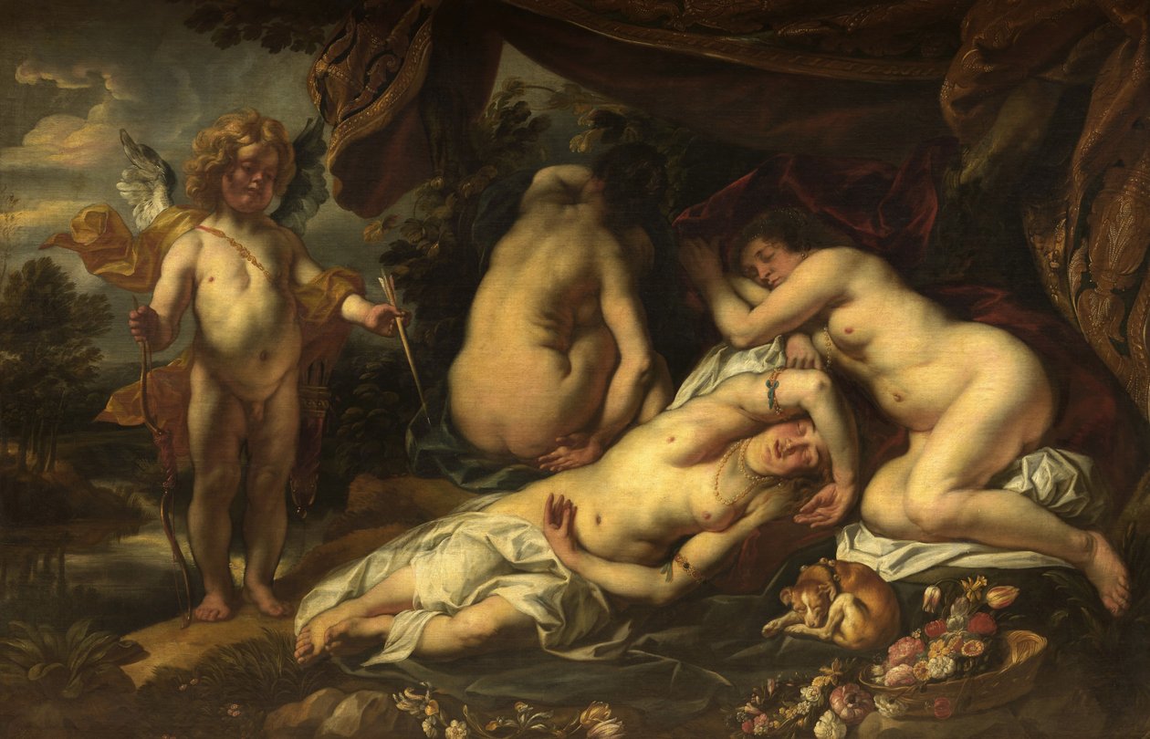 Amor ja Psyche tekijältä Jacob Jordaens